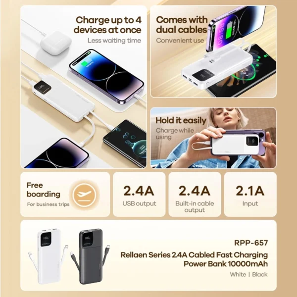 Power Bank 10000mAh REMAX RPP-657